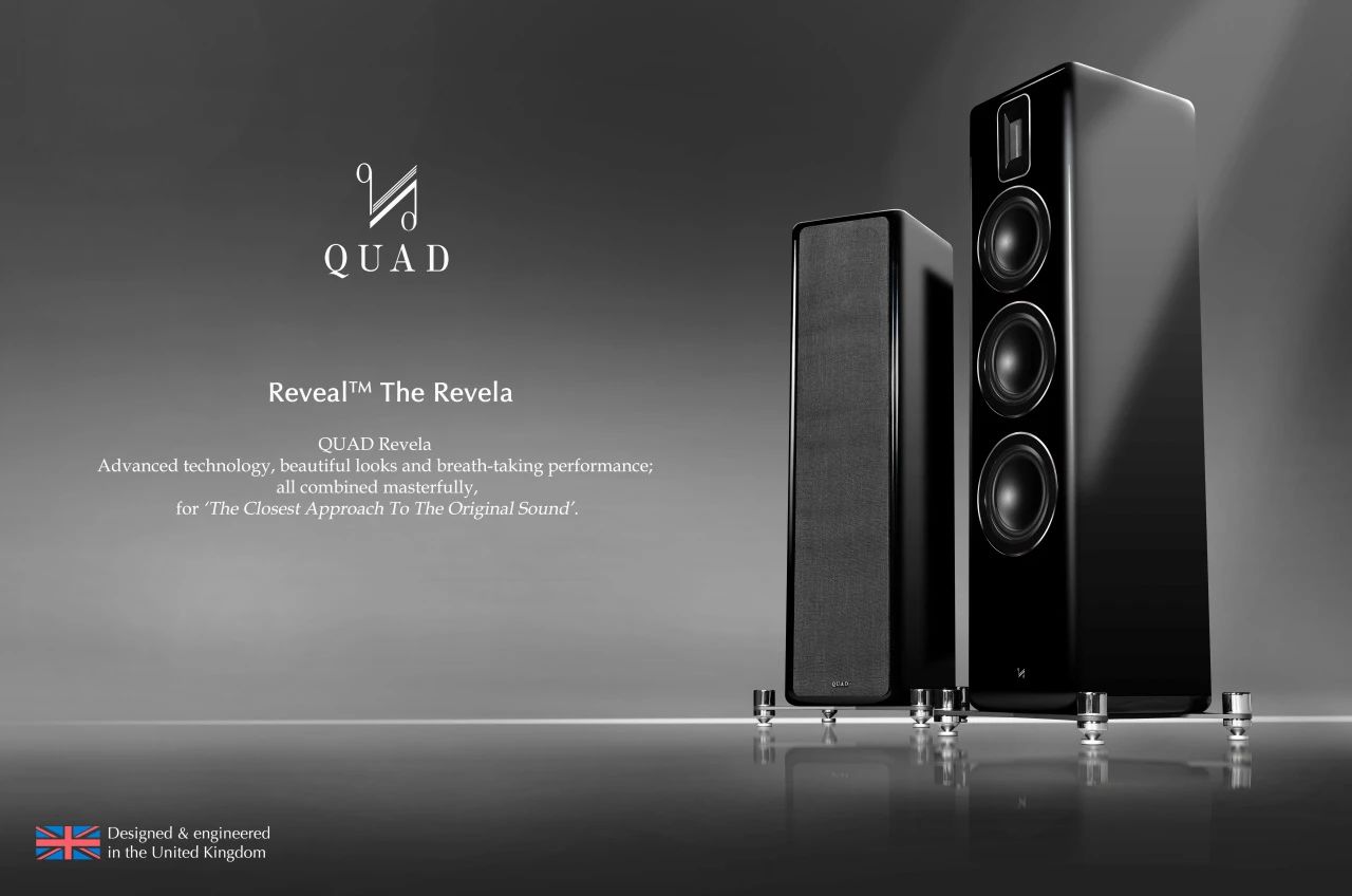 新品預(yù)告 | 最接近原始的聲音 QUAD國都 全新Revela系列