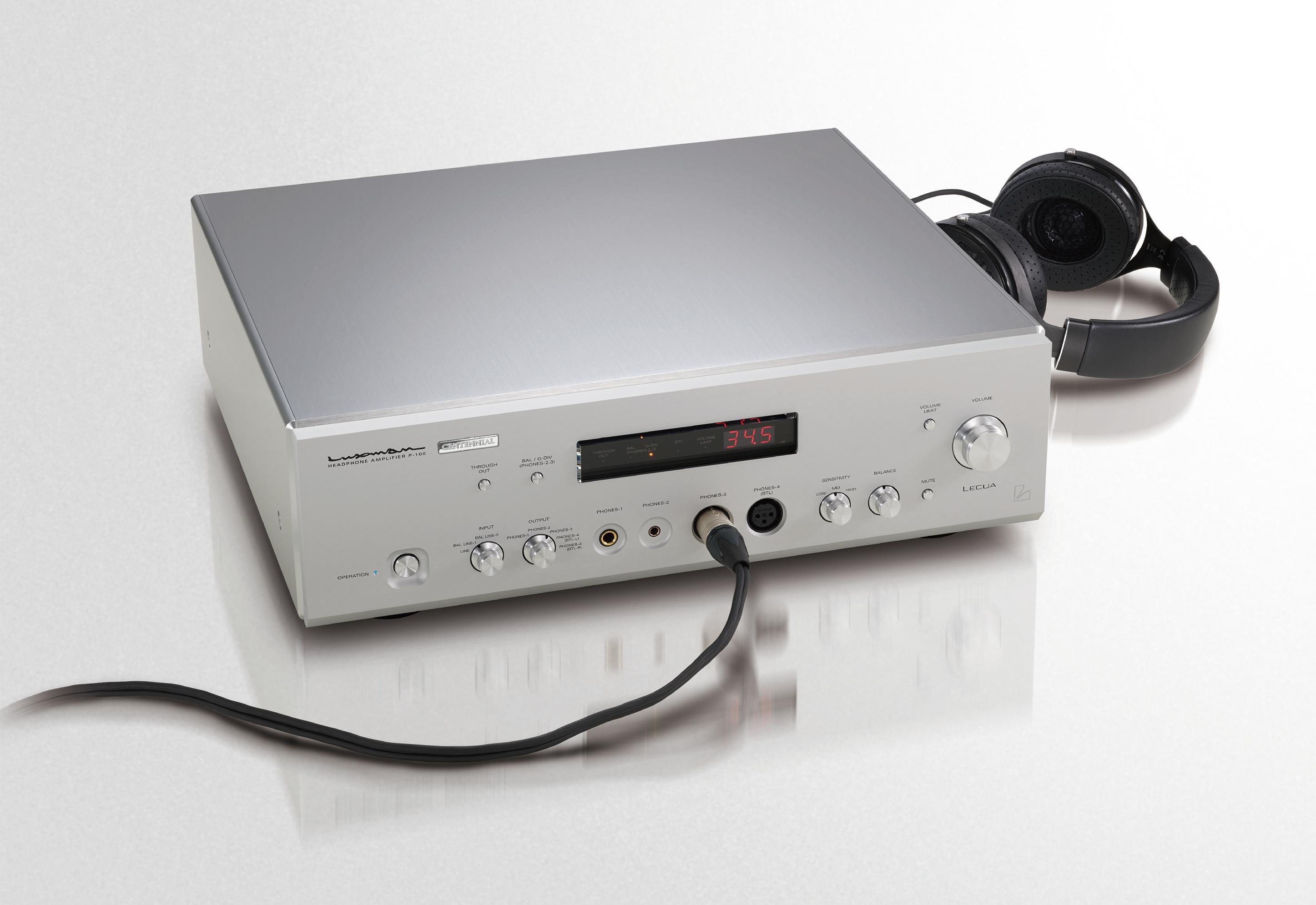 LUXMAN P-100 CENTENNIAL 耳機(jī)放大器：百年紀(jì)念的巔峰之作，3月底震撼上市